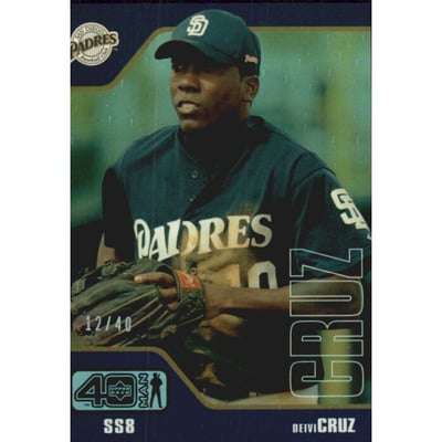 2002 Upper Deck 40-Man Electric Rainbow #872 Deivi Cruz