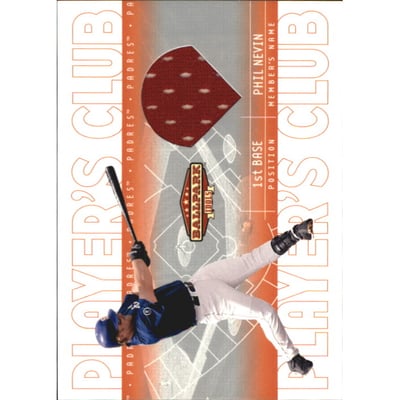2002 Upper Deck Ballpark Idols Player's Club Jerseys #PN Phil Nevin