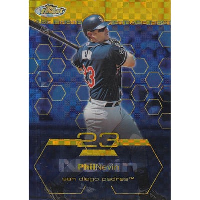 2003 Finest Uncirculated Gold X-Fractors #92 Phil Nevin