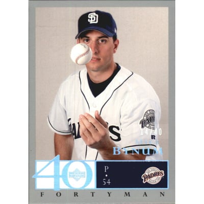 2003 Upper Deck 40-Man Rainbow #642 Mike Bynum