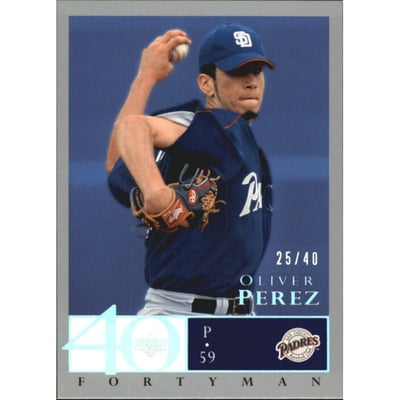 2003 Upper Deck 40-Man Rainbow #658 Oliver Perez