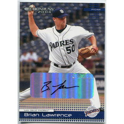 2004 Donruss Autographs #349 Brian Lawrence