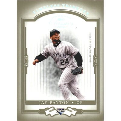 2004 Donruss Classics Timeless Tributes Green #98 Jay Payton
