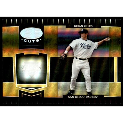2004 Leaf Certified Cuts Marble Gold #163 Brian Giles