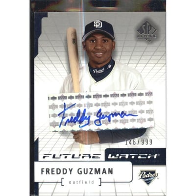 2004 SP Authentic Future Watch Autograph #183 Freddy Guzman FW