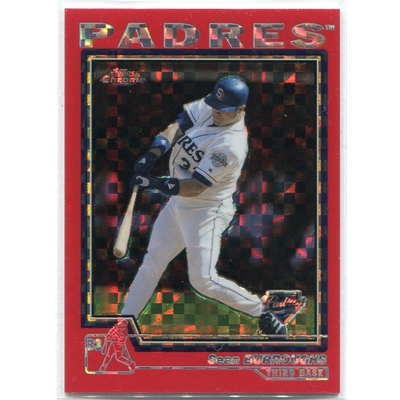 2004 Topps Chrome Red X-Fractors #352 Sean Burroughs