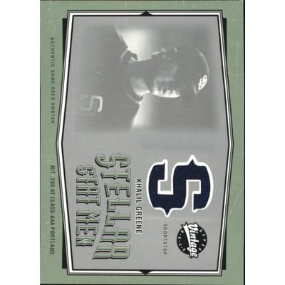2004 Upper Deck Vintage Stellar Stat Men Jerseys #14 Khalil Greene