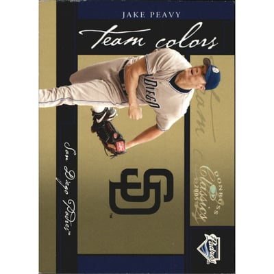 2005 Donruss Classics Team Colors Gold #TC17 Jake Peavy