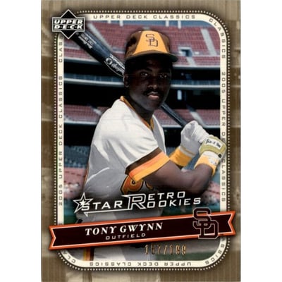 2005 Upper Deck Classics Gold #128 Tony Gwynn RSR