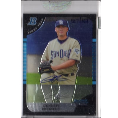 2006 Bowman Originals Buyback Autographs #190 Cesar Ramos 05 BCDP/161 F