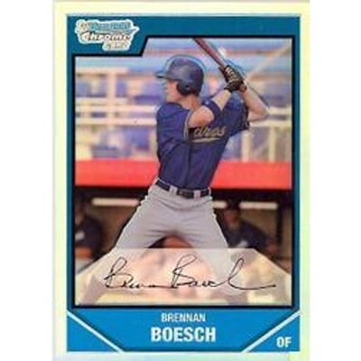 2007 Bowman Chrome Prospects Refractors #BC13 Brennan Boesch