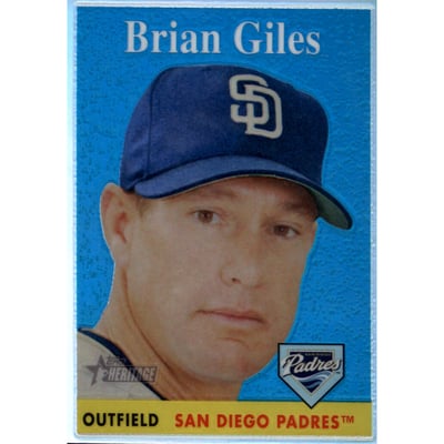 2007 Topps Heritage Chrome Refractors #THC4 Brian Giles
