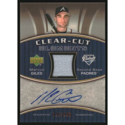 2007 Upper Deck Elements Clear Cut Elements Bronze #MG Marcus Giles