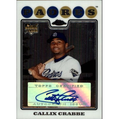 2008 Topps Chrome #234 Callix Crabbe AU (RC)