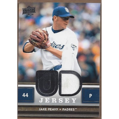 2008 Upper Deck UD Game Materials #JP Jake Peavy