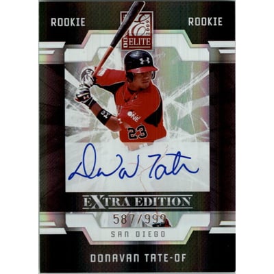 2009 Donruss Elite Extra Edition #52 Donavan Tate AU/999