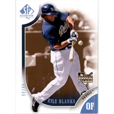 2009 SP Authentic Copper #153 Kyle Blanks