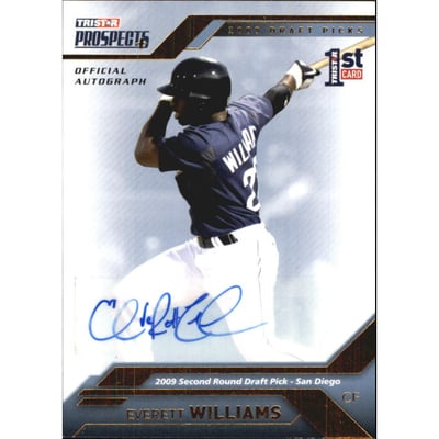 2009 TRISTAR Prospects Plus Autographs Gold #41 Everett Williams