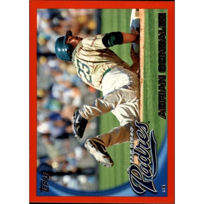 2010 Topps Red Border #75 Adrian Gonzalez