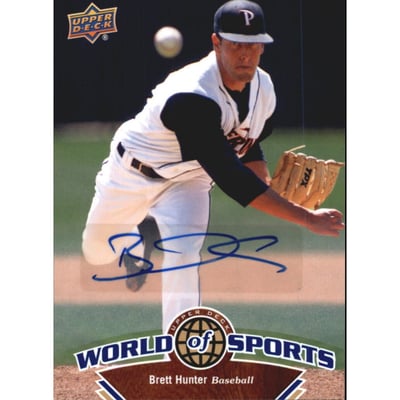 2010 Upper Deck World of Sports Autographs #121 Brett Hunter