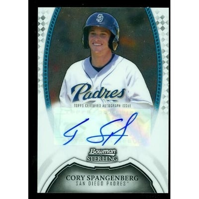 2011 Bowman Sterling Prospect Autographs #CS Cory Spangenberg