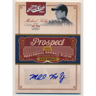 2011 Prime Cuts Prospect Signatures Silver #MK Michael Kelly/99