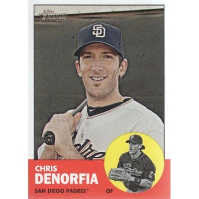 2012 Topps Heritage #437 Chris Denorfia SP