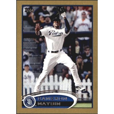 2012 Topps Mini Gold #419 Cameron Maybin