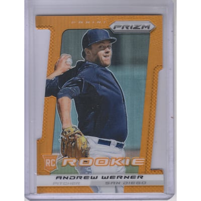 2013 Panini Prizm Prizms Orange Die-Cut #230 Andrew Werner