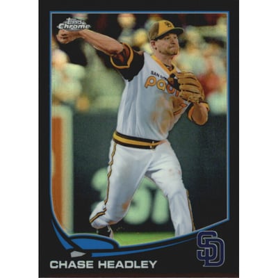 2013 Topps Chrome Black Refractors #31 Chase Headley
