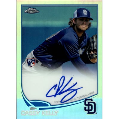 2013 Topps Chrome Rookie Autographs Refractors #105 Casey Kelly