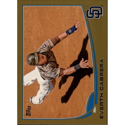 2013 Topps Mini Gold #412 Everth Cabrera