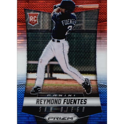 2014 Panini Prizm Prizms Red White and Blue Pulsar #175 Reymond Fuentes