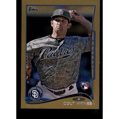 2014 Topps Mini Gold #563 Colt Hynes