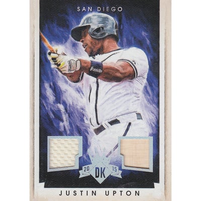 2015 Diamond Kings DK Materials Silver #83 Justin Upton/99