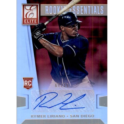2015 Elite Rookie Essentials Signatures #27 Rymer Liriano