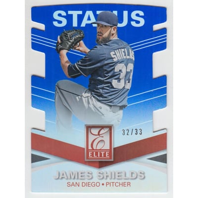 2015 Elite Status #137 James Shields/33