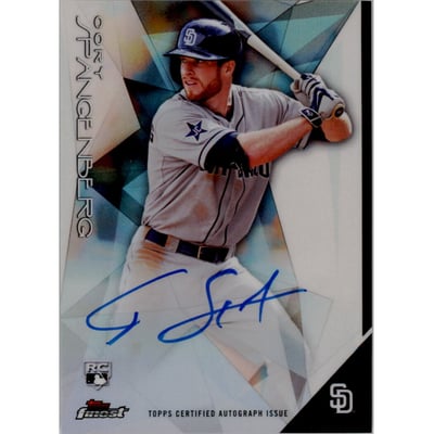 2015 Finest Autographs #FACSG Cory Spangenberg