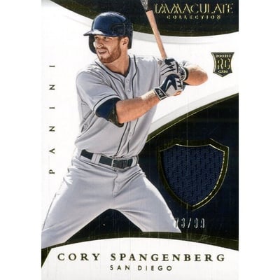 2015 Immaculate Collection Immaculate Swatches #50 Cory Spangenberg/99
