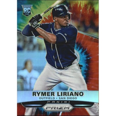 2015 Panini Prizm Prizms Tie Dyed #182 Rymer Liriano