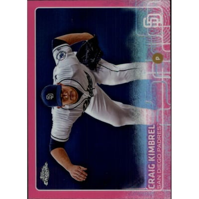 2015 Topps Chrome Pink Refractors #163 Craig Kimbrel