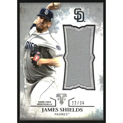 2015 Topps Triple Threads Unity Relics #UJRJSS James Shields