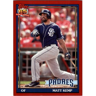 2016 Topps Archives Red #222 Matt Kemp