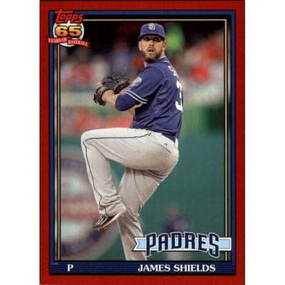 2016 Topps Archives Red #230 James Shields