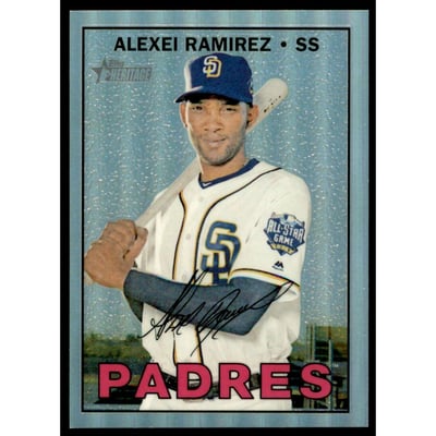 2016 Topps Heritage Chrome Refractors #THC606 Alexei Ramirez