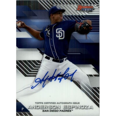 2017 Bowman's Best Best of '17 Autographs #B17AE Anderson Espinoza