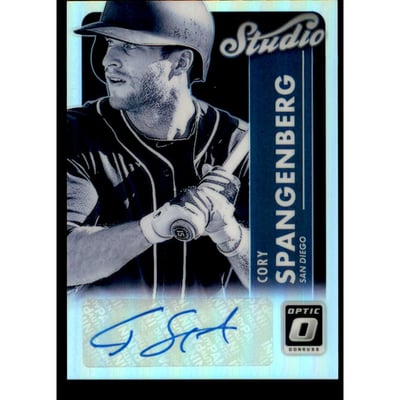 2017 Donruss Optic Studio Signatures #21 Cory Spangenberg