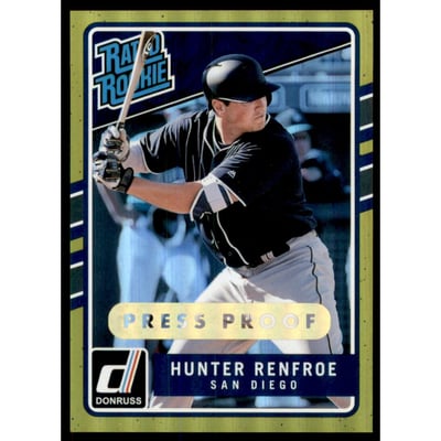 2017 Donruss Press Proof Gold #41 Hunter Renfroe RR