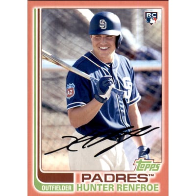 2017 Topps Archives Peach #158 Hunter Renfroe