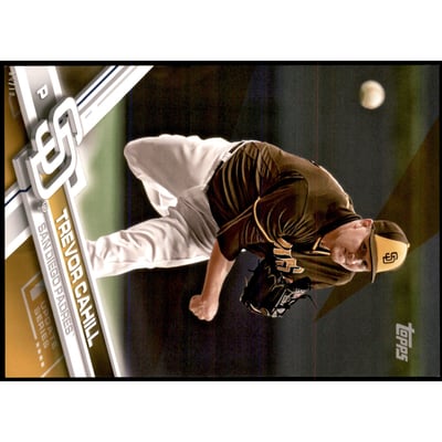 2017 Topps Update 5x7 Gold #US143 Trevor Cahill